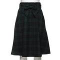 【50%OFF】チェックギャザースカート