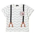 【50%OFF】トロンプルイユ海賊ギザギザボーダーTシャツ