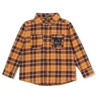 【50%OFF】バック刺しゅうチェック柄シャツ