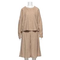 【50%OFF】パール調パーツつきトレーナー＆ガウチョパンツセット