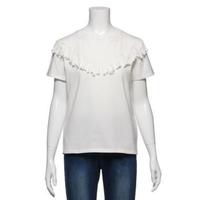 【50%OFF】フリンジつきTシャツ
