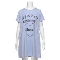 【50%OFF】ロゴプリント入りTシャツワンピース