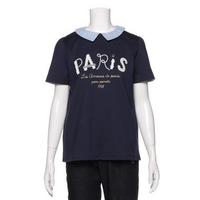 【50%OFF】衿つきPARISロゴTシャツ