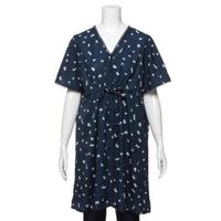 【50%OFF】小花柄Vネックガウン