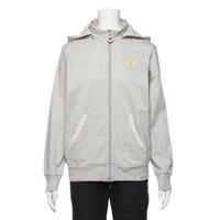 【50%OFF】透けギンガム使いジップアップパーカー