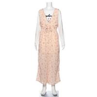 【61%OFF】カシュクール花柄オールインワン