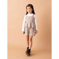 ぺプラムビスチェ＆ショートパンツセットアップ