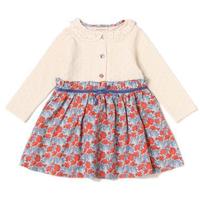 オーガニックコットン リバティ切り替えワンピース