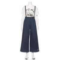 サスつきレースアップワイドパンツ