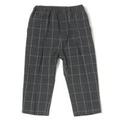 【50%OFF】チェック柄テーパードパンツ