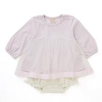 【20%OFF】チュールフレアロンパース