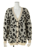 リングレオパードカーデ