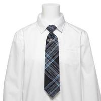 【50%OFF】ロゴ刺しゅう入りチェック柄ネクタイ