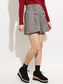 WEGO/チェックボタンショートパンツ