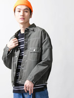 WEGO/ナイロンワークジャケット