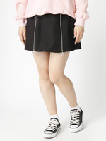 WC/ハートジッププリーツスカパン