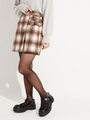 WEGO/シャギーチェックミニスカート