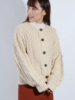 WEGO/ハートケーブルカーディガン