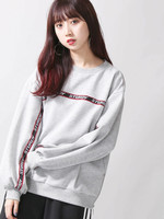 WEGO/ロゴテーププルオーバー