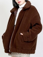 DING/ボアZIPブルゾン