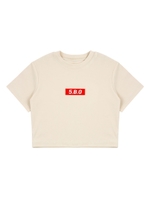 5.B.O CROP T-SHIRTS/IVORY