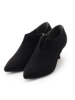 6cmエナメル巻きヒールブーティ/ブラック(019)