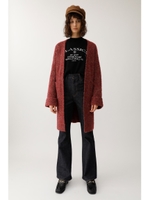 BOUCLE LONG カーディガン/RED