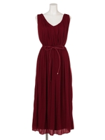 BOXプリーツカットマキシOP/RED