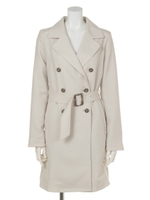 Back カシュクールトレンチCT/L/BEG