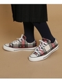 CONVERSE（コンバース） ツイードチェックスニーカー/レッド(062)