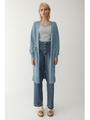 COTTON MODAL カーディガン/L/BLU1