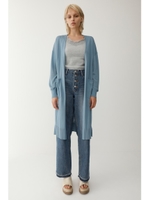 COTTON MODAL カーディガン/L/BLU1