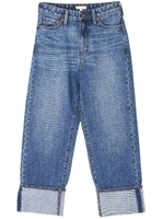 COTTON USAデニムパンツ(ストレート)/ミディアムインディゴ