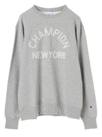 Champion ロゴプリントBigプルオーバー/杢グレー