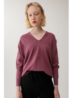 DEEP V LOOSE ニットトップス/PUR