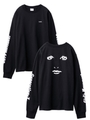 FACE REGULAR L/S TEE/ブラック