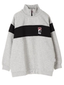 FILAハーフジップトレーナー/杢グレー