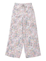 FLOWER PRINT WIDE LEG PANT/ピンク