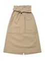 FRONT POCKET SKIRT/ベージュ