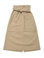 FRONT POCKET SKIRT/ベージュ