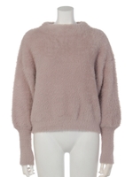 FUR KNIT（BOTTLE NECK）/LT.PINK
