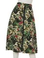 LEAF JACQUARD スカート/GREEN