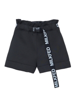 LOGO SHORT PANTS/ブラック