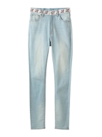 LOGO TAPE NEW STRETCH JEAN/ライトインディゴ