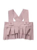 Linen ox short tops/PURPLE