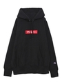 MILKFED. X CHAMPION BAR SWEAT HOODIE/ブラック