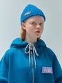 O!Oi LOGO POINT HOOD ZIPUP/blue