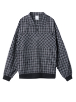 PLAID ANORAK/ブラック