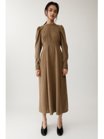 PUFFY SLEEVED ドレス/L/BRN1