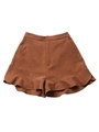 RUFFLE SHORT PANT/ベージュ